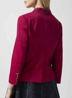 Pure virgin wool cropped blazer