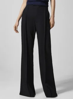 Pure virgin wool flared pant