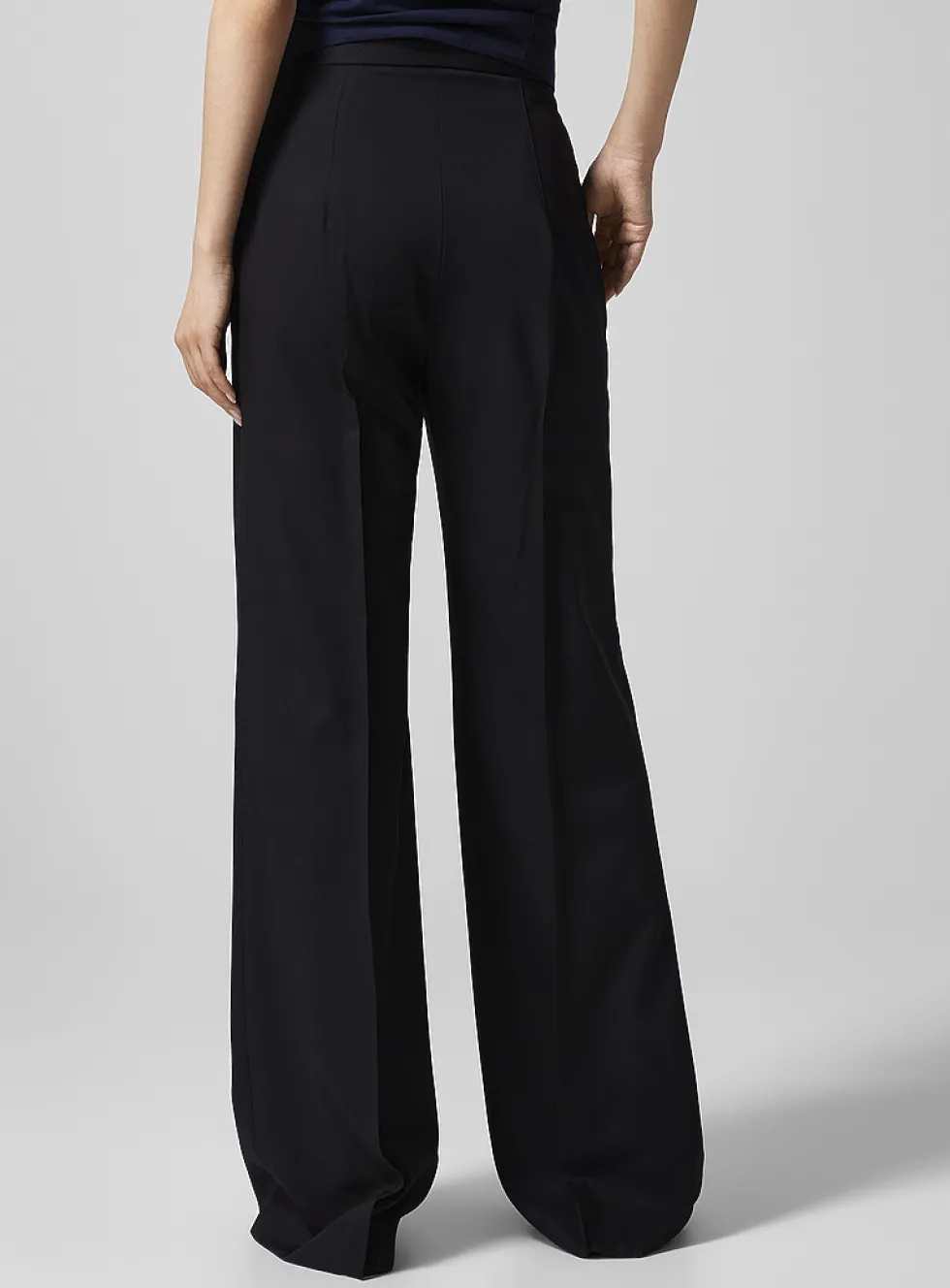 Pure virgin wool flared pant