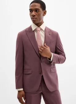 Pure wool purple suit