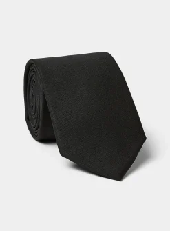 Pure wool solid tie