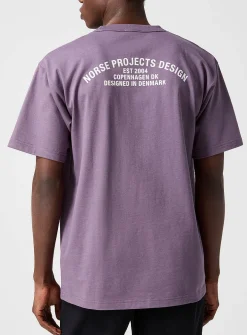 Purple arched logo T-shirt