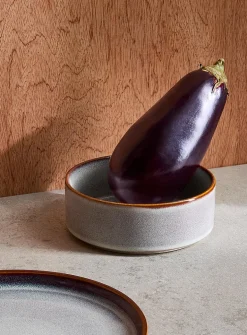 Purple-hued speckles small bowl