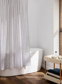 Pyjama stripes shower curtain