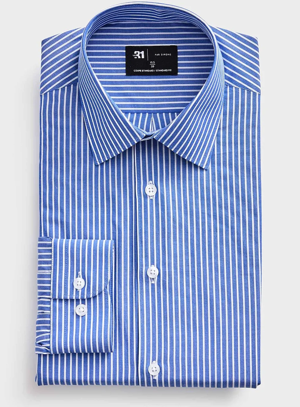 Pyjama-stripe 100% cotton shirt