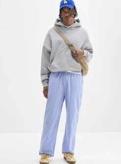Pyjama-stripe easy pant