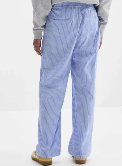 Pyjama-stripe easy pant