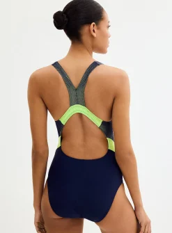 Quantum accent stripe one-piece