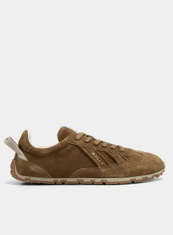 Quarry tone-on-tone suede sneakers