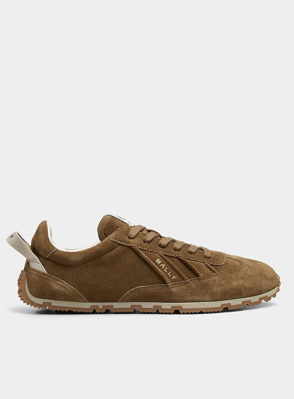 Quarry tone-on-tone suede sneakers