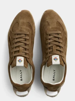 Quarry tone-on-tone suede sneakers