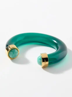 Quartz cuff bracelet