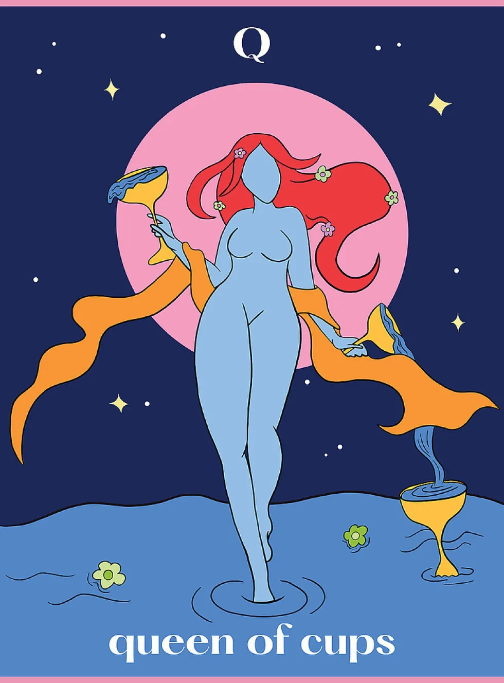 Queen of Cups art print