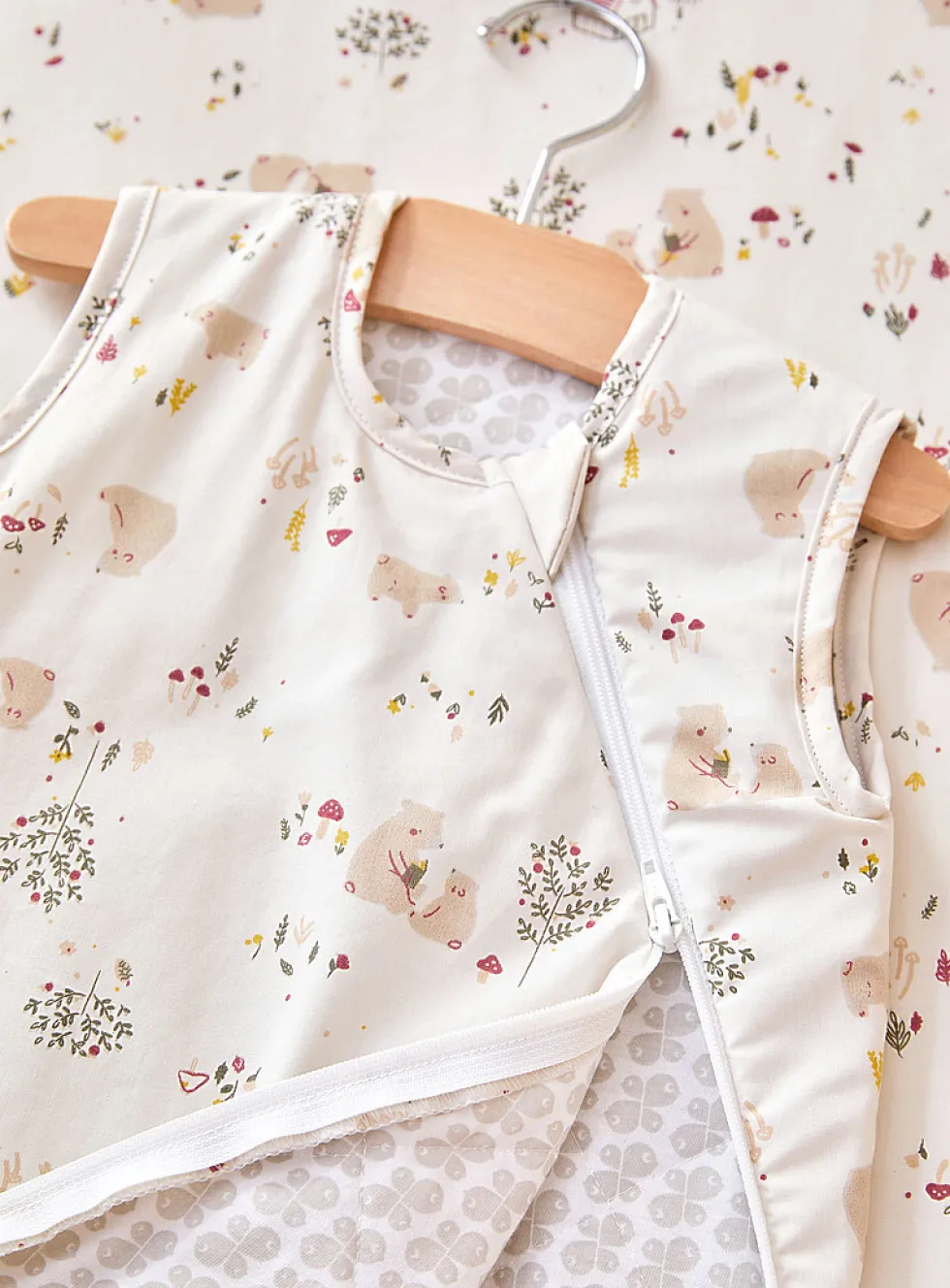 Quilted cotton sleep sack