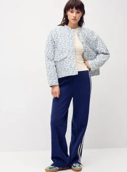 Quilted floral jacket