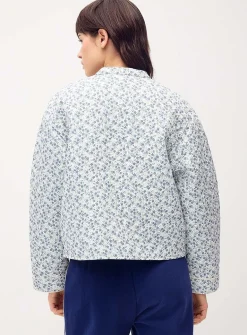 Quilted floral jacket