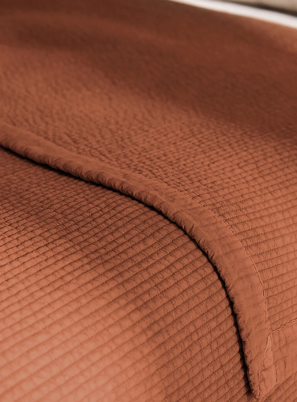 Quilted stripes duvet