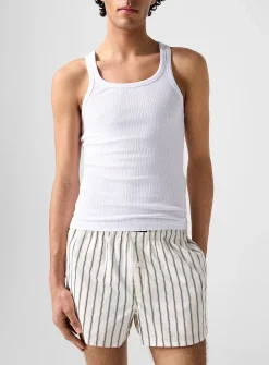 Racerback ribbed tank