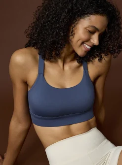 Racerback velvety bra