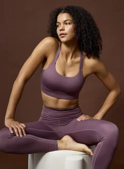 Racerback velvety bra