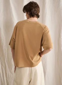 Raglan sleeve boxy T-shirt