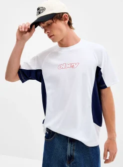 Raglan-sleeve sport T-shirt