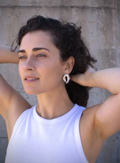 Ragna sterling silver earrings