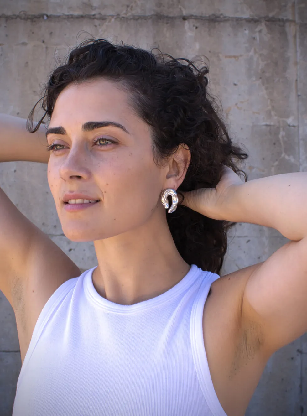 Ragna sterling silver earrings