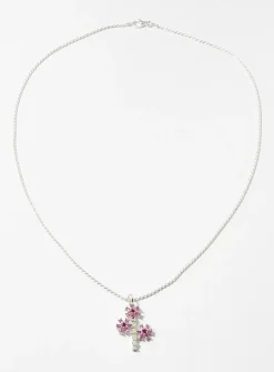 Rambling Rose pendant necklace