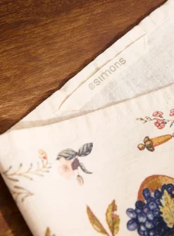 Ranch-style tapestry tea towel