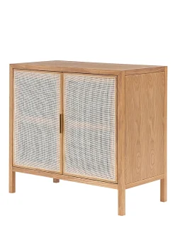 Rattan doors wood sideboard