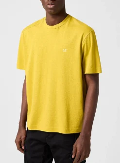 Raw yoke mini-logo T-shirt