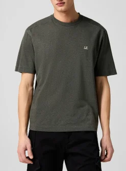 Raw yoke mini-logo T-shirt