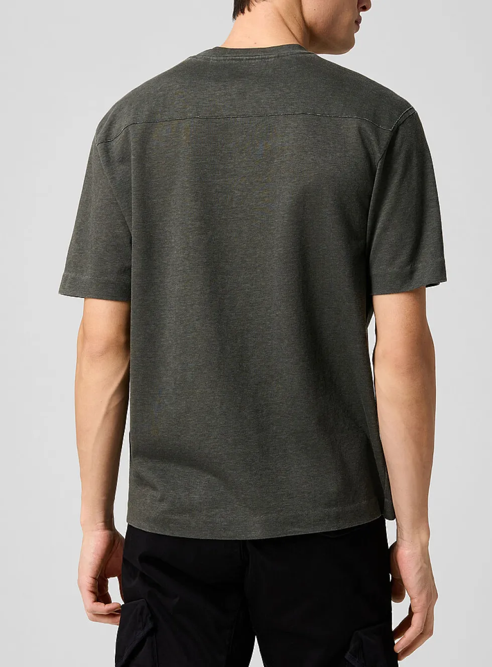 Raw yoke mini-logo T-shirt