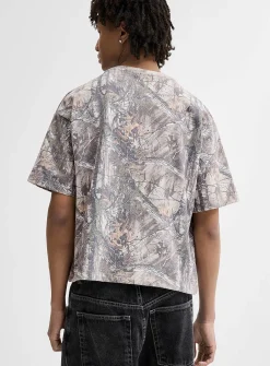 Real camo boxy T-shirt