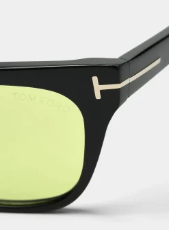 Rectangular cat-eye sunglasses