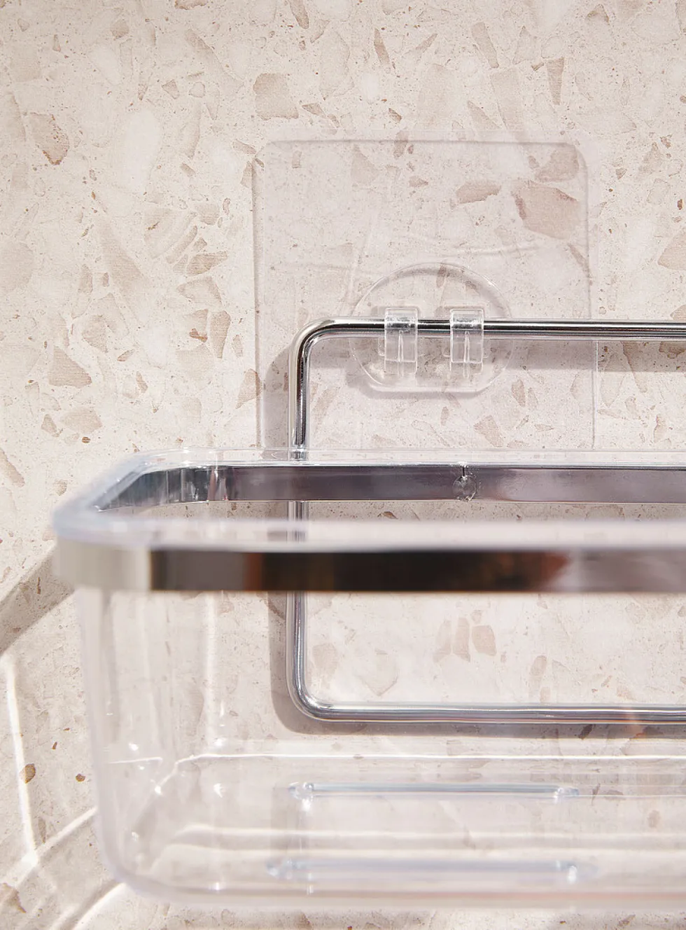 Rectangular shower basket
