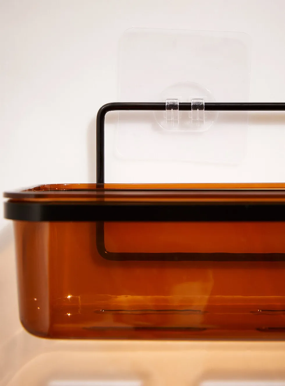 Rectangular shower basket