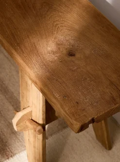 Recycled teak Rembrandt bench