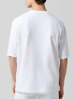 Red line loose T-shirt