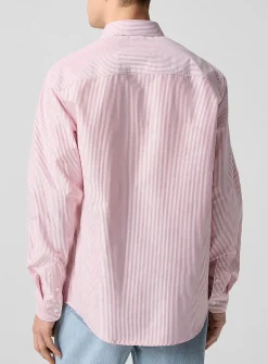 Red stripes Oxford shirt