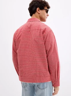 Reed gingham seersucker shirt