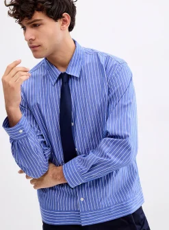 Reed pyjama-stripe shirt