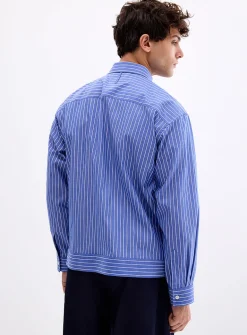 Reed pyjama-stripe shirt