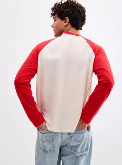 Regie contrast raglan T-shirt