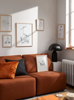 Relaxed tigress art print