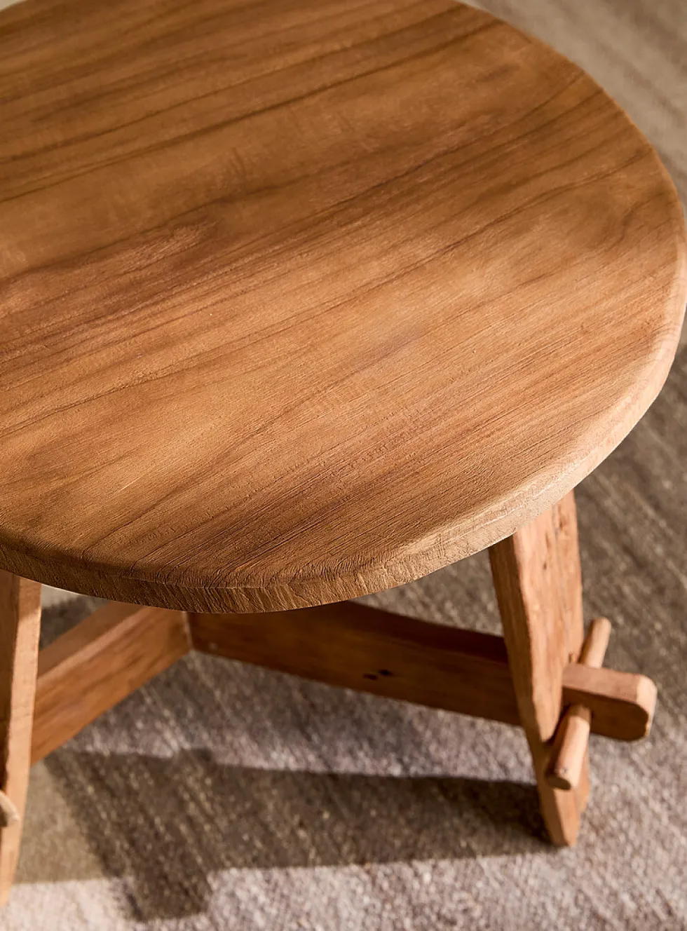 Rembrandt recycled teak low accent table