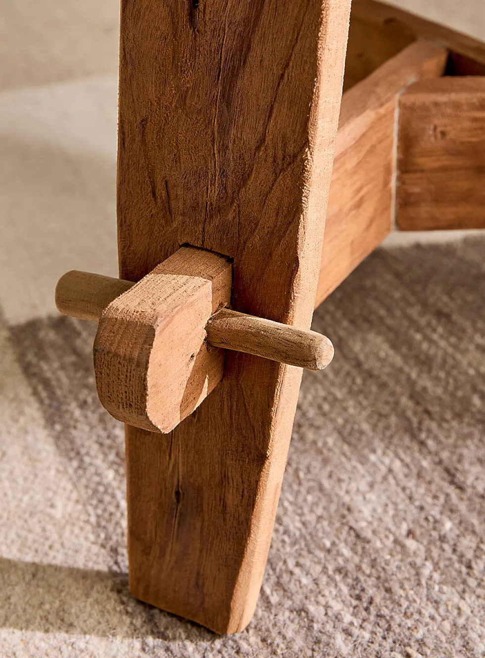 Rembrandt recycled teak low accent table