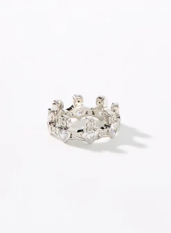 Renetta small hearts ring