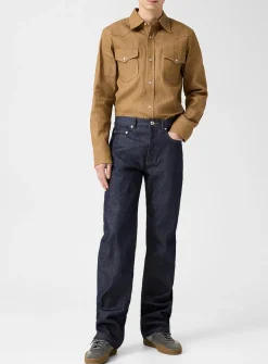 Rescue dark denim straight-leg jean